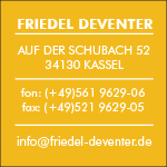 Friedel Deventer - Auf der Schubach 53 - 34130 Kassel